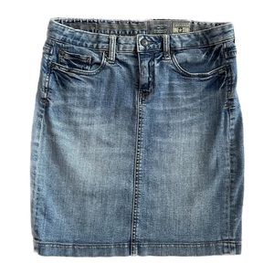 Converse denim mini / midi skirt